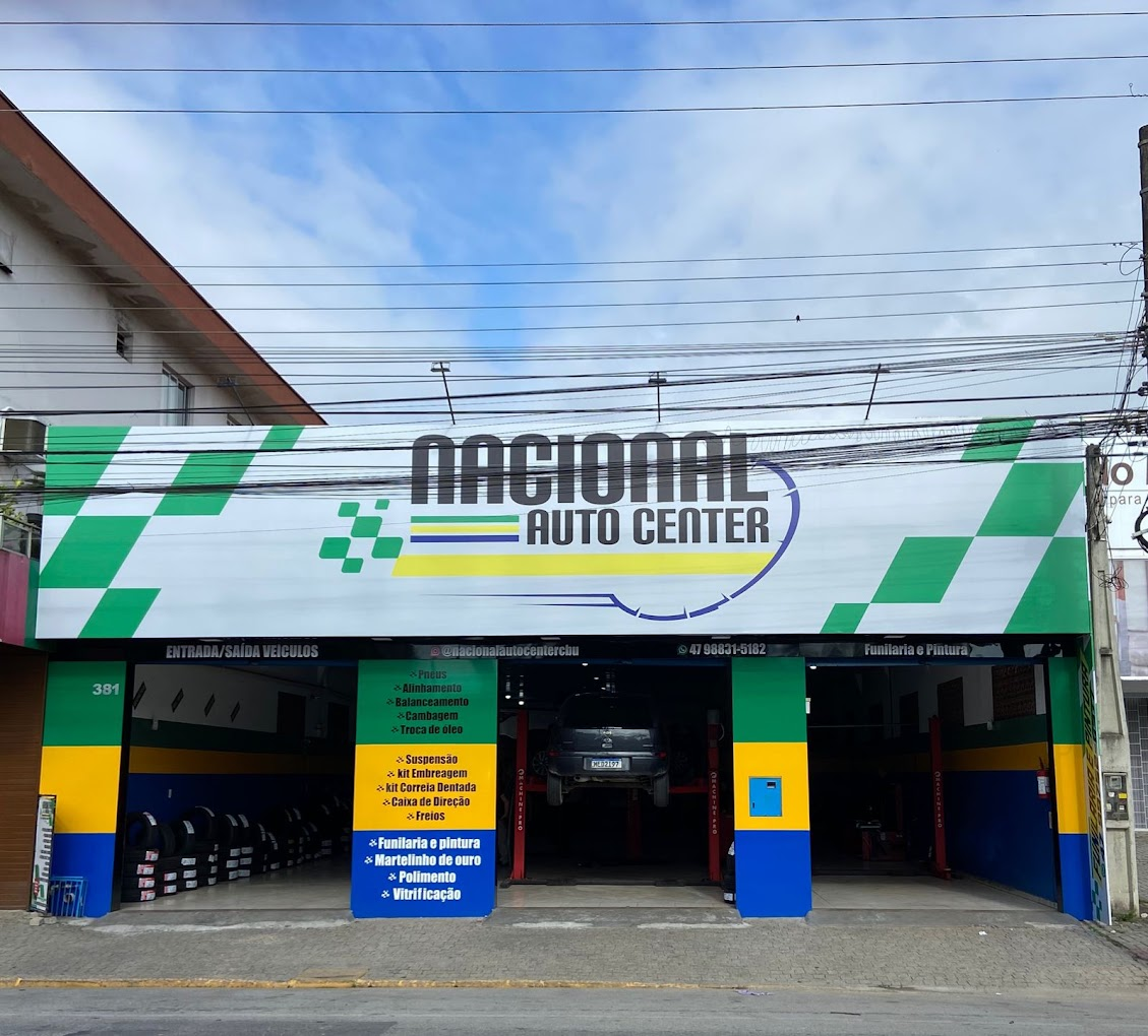 Centro automotivo Nacional Auto Center em Camboriú — estrutura completa